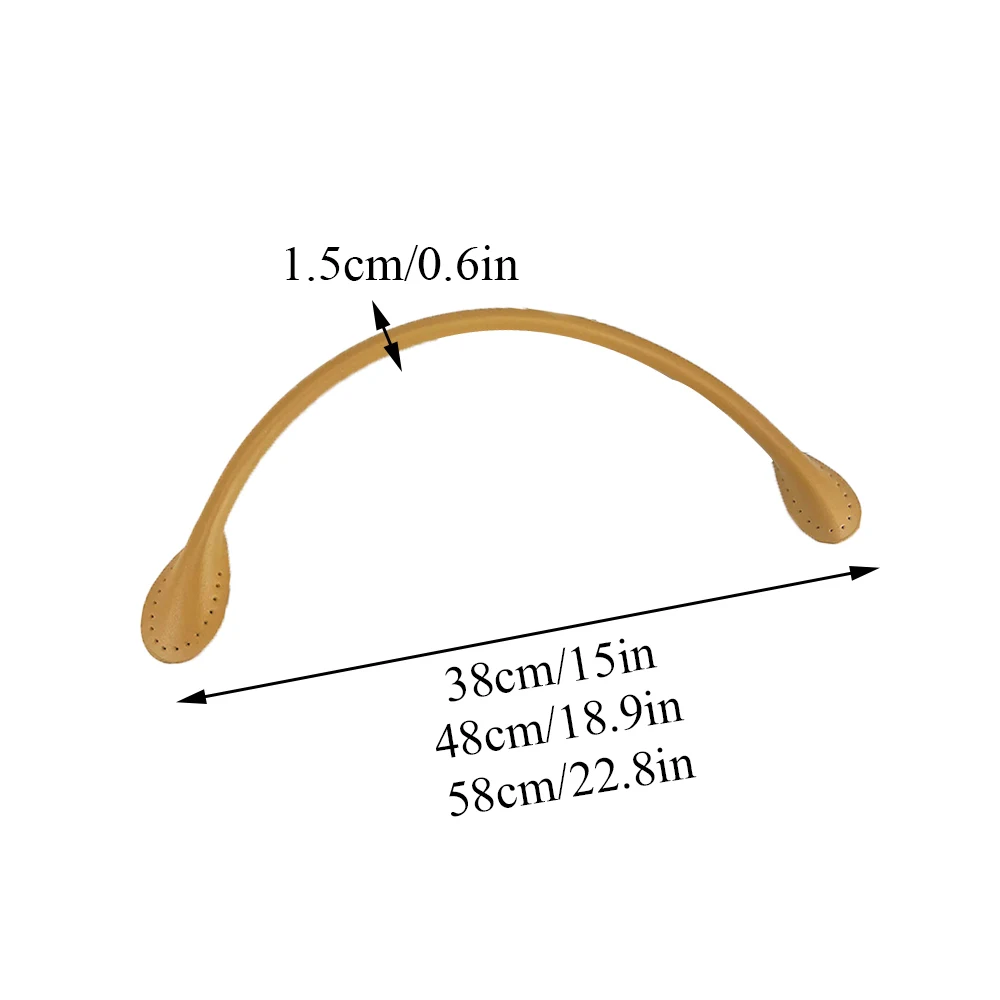 女性用の取り外し可能な合成皮革バッグハンドル,女性用ショルダーストラップ,ハンドバッグアクセサリー,新品,38 cm, 48 cm, 58cm, 1個