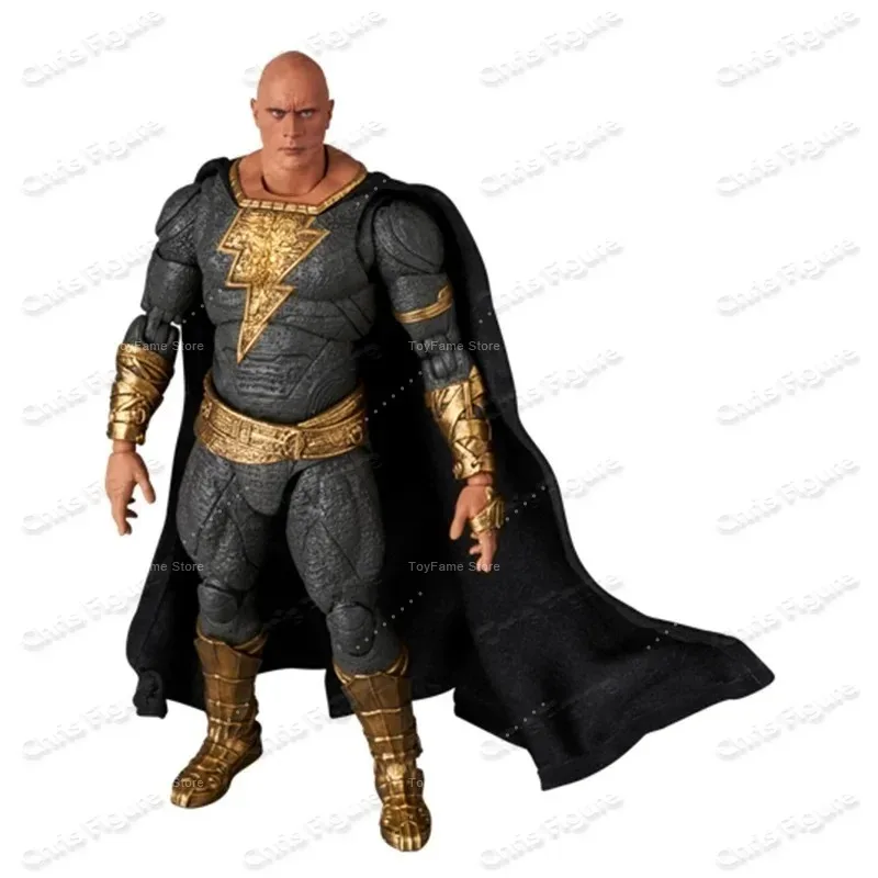 En Stock, Figura de Acción Medicom Toys Mafex 286 Black Adam No.286, Edición Dorada, Lista para Envío, Colección de Figuras de Acción, Regalo