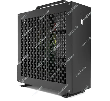A24-V5 5L Mini ITX Case Small Form Factor Desktop Chassis with Dual Slot & 1U Single Output Power Supply