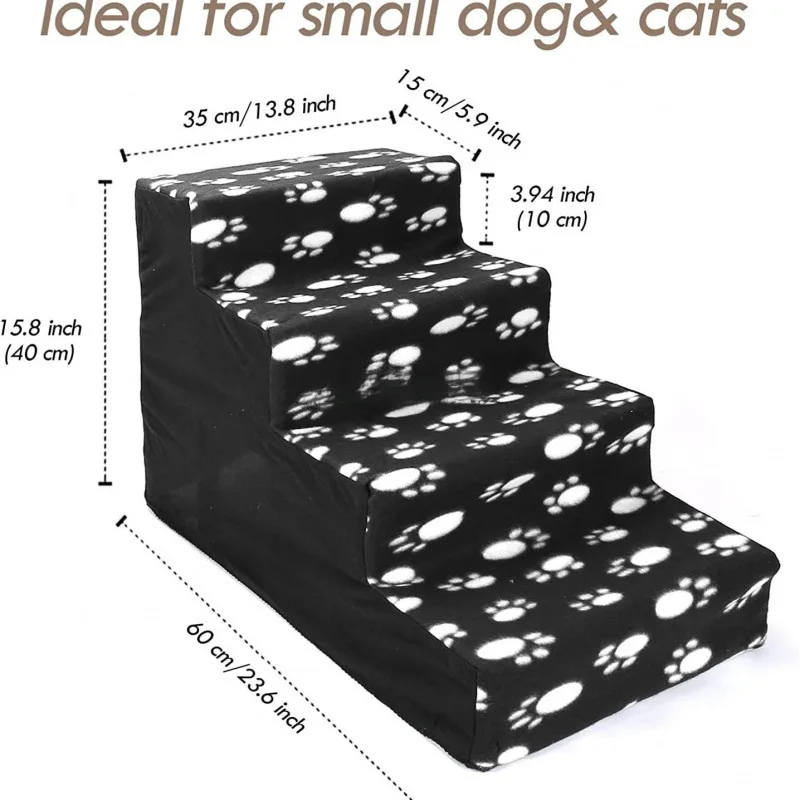 

Cats and Dogs Climb Ladders Dogs Go To Bed Convenient Plastic Stairs Pet Play Ladders Pet Supplies