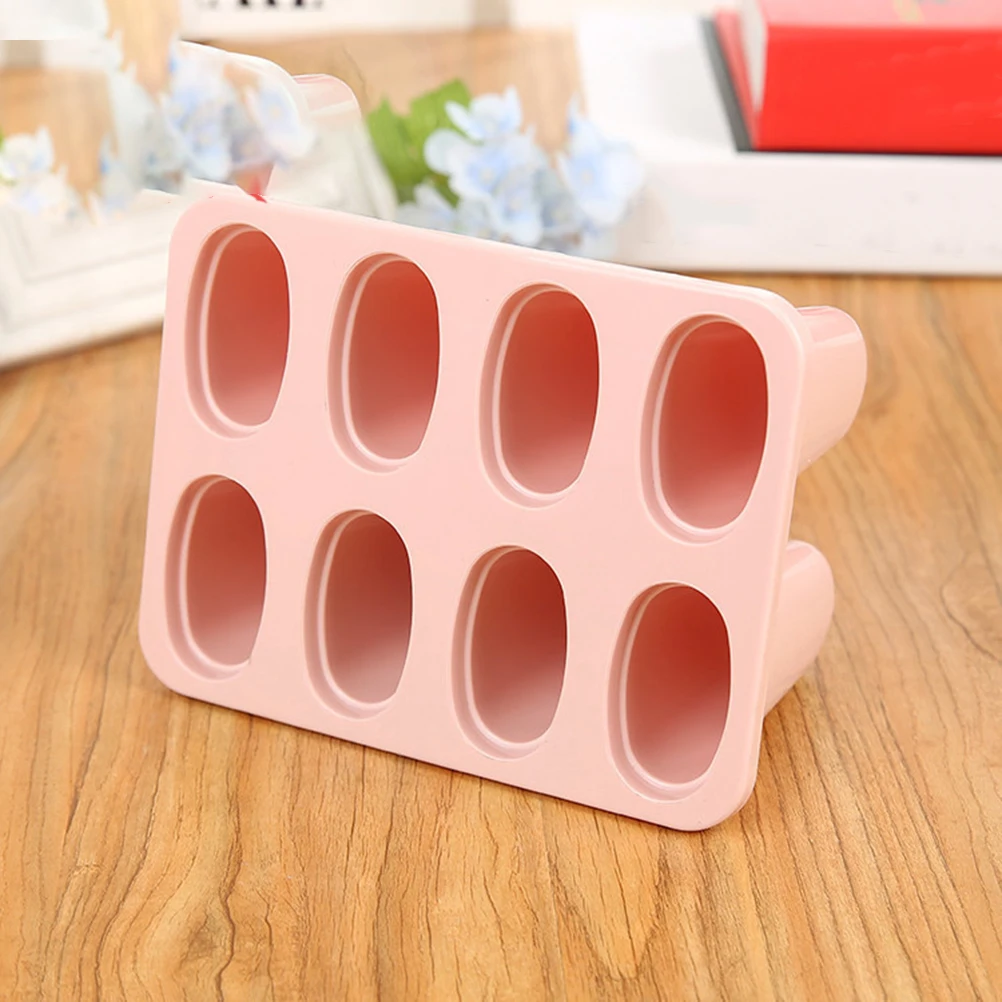 

8 Grids Cat Head Ice Cream Mold Use Molds Cute Popsicle Popsicles Tray Lolly Small Toddler