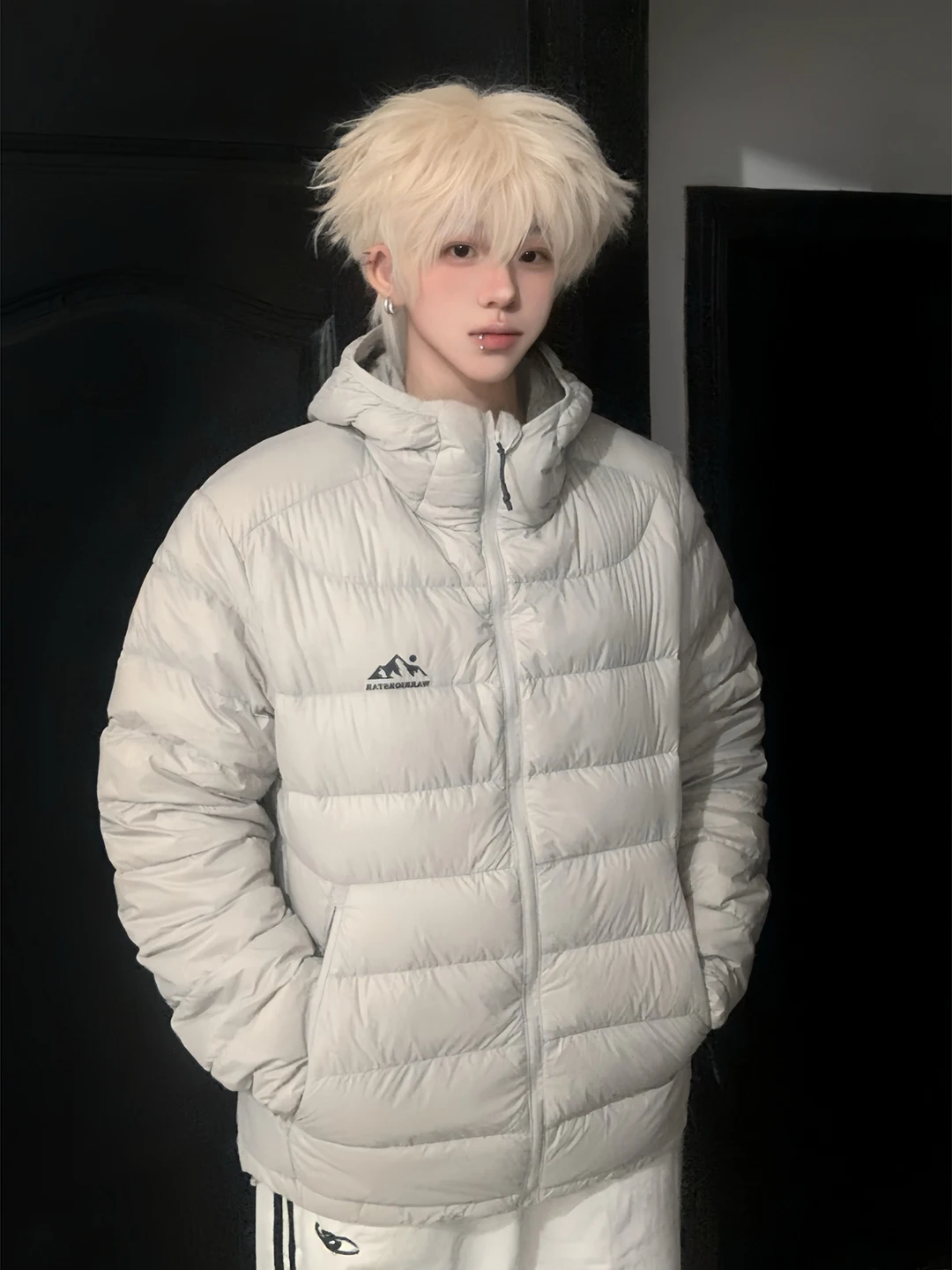 

Легкая утепленная куртка унисекс в корейском стиле, износостойкое хлопковое пальто, зимняя теплая верхняя одежда на молнии