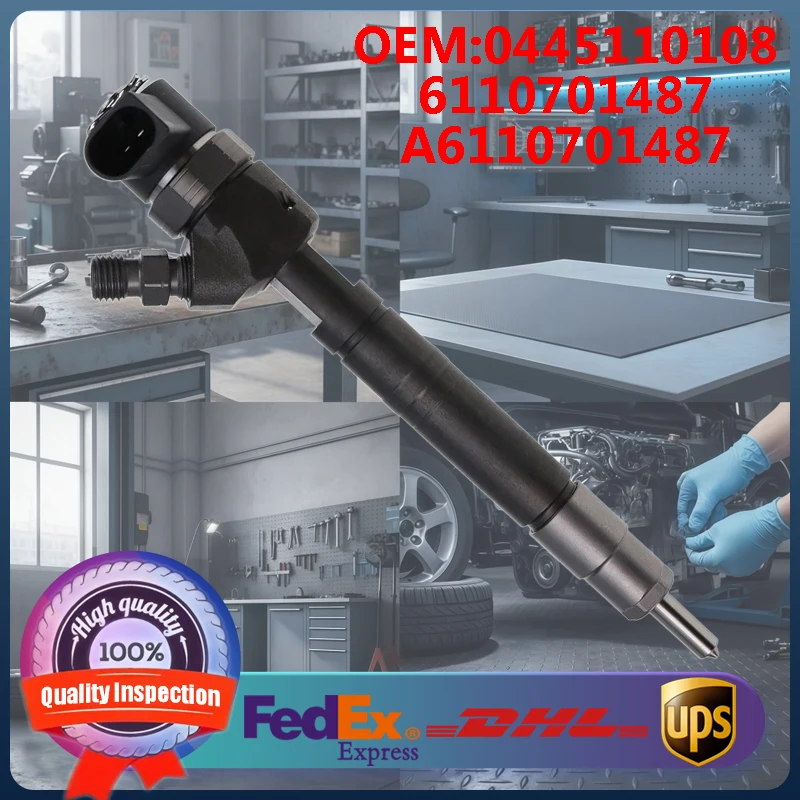 

0445110108 6110701487 A6110701487 Diesel common rail injectors suitable for Mercedes-Benz
