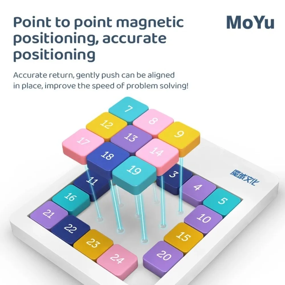 Digital Slide Magnetic Puzzle Puzzle Toys Sliding Block Puzzle Number Sliding Puzzle Game Educational Toys Educational Kids Toy