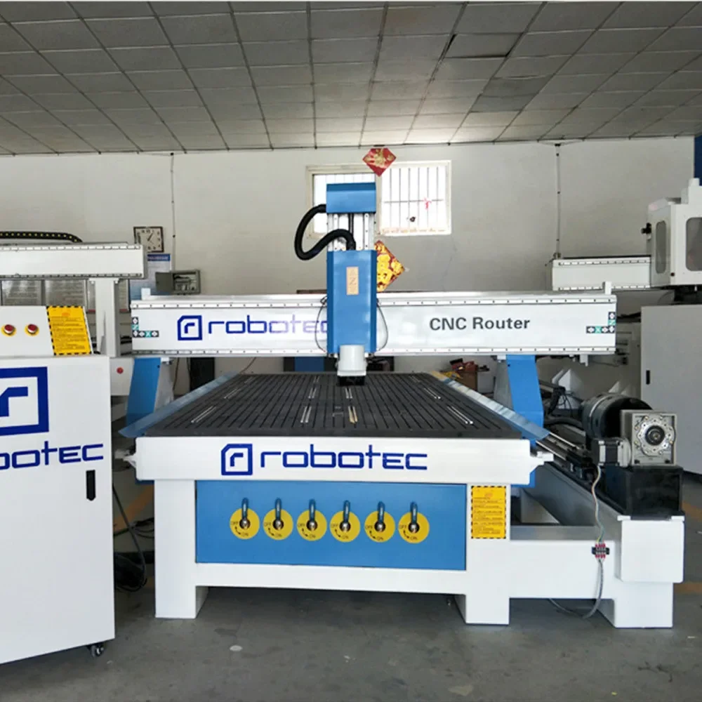 ¡Gran exportación! Máquina tallado madera 1325BR, enrutador CNC de 4 ejes para madera, acrílico, aluminio, máquina grab