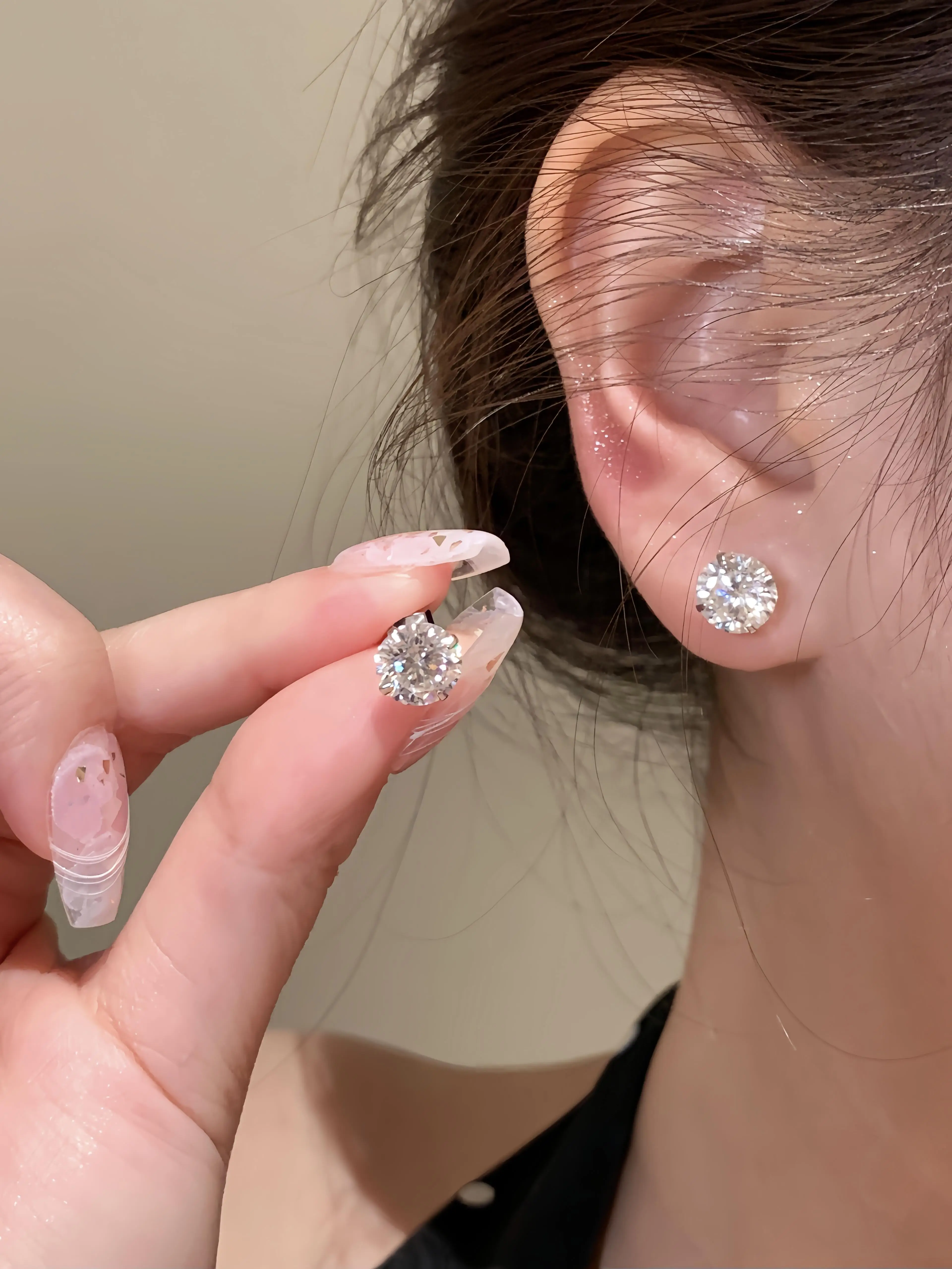 

Выращенные в лаборатории бриллианты необычной огранки (сердце/груша/изумрудный/овал) Серьги с бриллиантами 1 карат в платине 950, оптовая настройка на складе