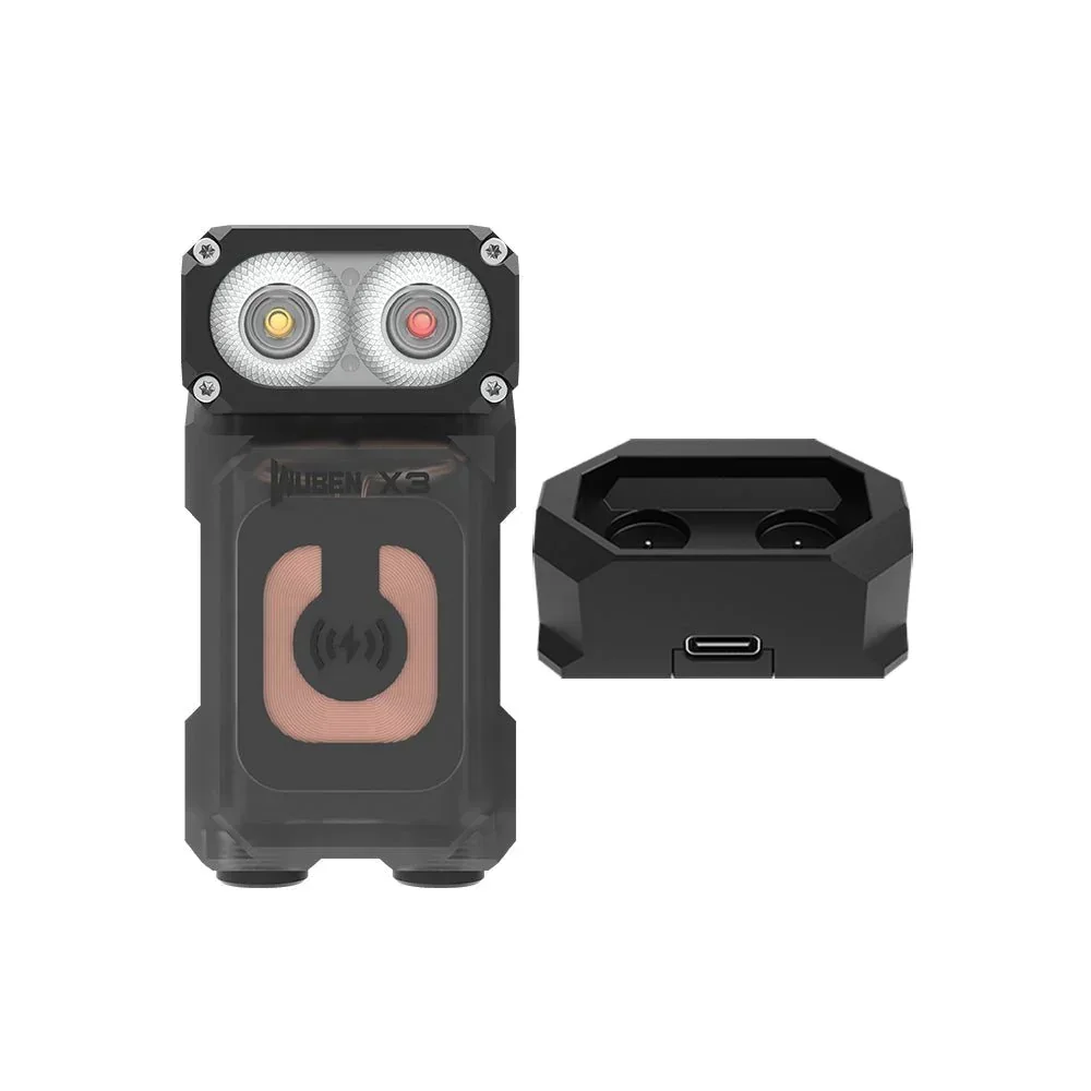 WUBEN Lightok X3 Rechargeable Owl Best EDC Flashlight 700Lumens 180° Rotating Head ultra-light weight, wireless charging