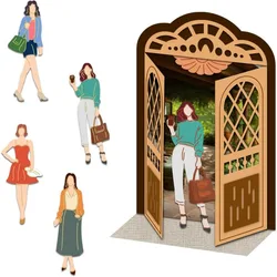 Lady Dies Cuts 3D Switch Door Metal Cutting Dies Card Making Cutting Dies Stencils Template for DIY Embossing Scrapbooking Craft