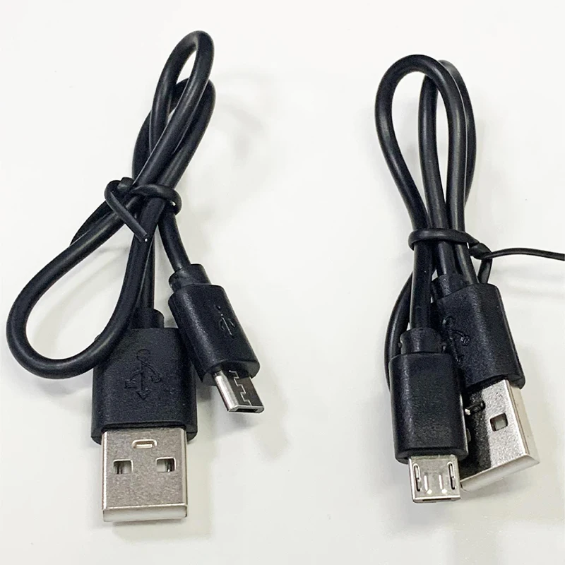 สายชาร์จ USB 30cm 1ชิ้นสายโทรศัพท์มือถือสำหรับชุดหูฟังบลูทูธแอนดรอยด์สายชาร์จทองแดงบริสุทธิ์