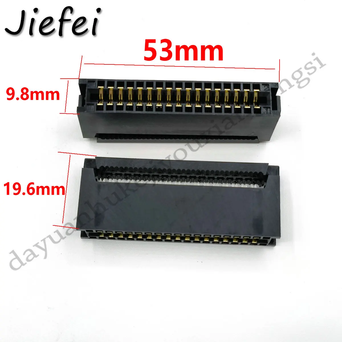 2Pcs 34 Pin 2.54 pitch Card Edge connettore IDC a crimpare femmina per la vendita di adattatori per cavi a nastro piatto