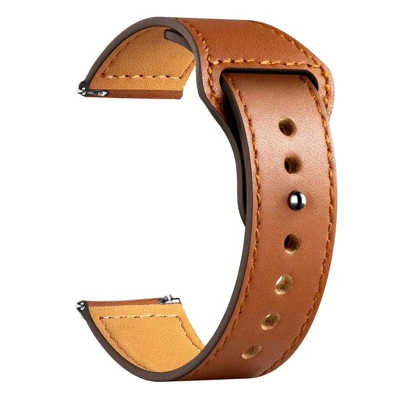 22mm Leather Strap For Haylou Solar Lite GST RT LS05S RT2 RT3 Watch Band Belt For Haylou Solar Plus RT3 Neo RS5 R8 S8 Bracelet