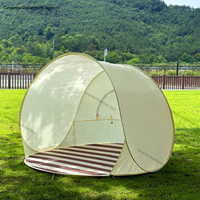 Reusable Outdoor Portable Camping One Click Open 3-4 People Tent Large Space Sunshade Beach Sun Shelter Tent Garden Beach Tent