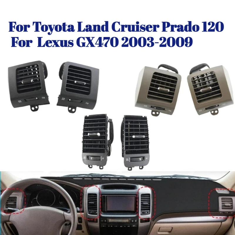 

Air Vent Outlet for Toyota Land Cruiser Prado 120 / Lexus GX470 2003-2009 | A/C Air Conditioning Plate Grille
