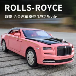 1:32 Scale Rolls-Royce Dawn Model Toy Car Simulation Diecasts & Toy Vehicles Sound Light Collection Toys For Boy Gift