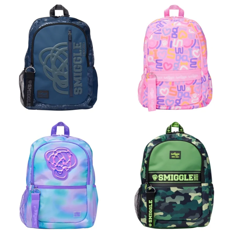 

Australian Smiggle Backpack Fashionable And Simple Style Student Children Men Women Large Capacity Lightweight Backpack