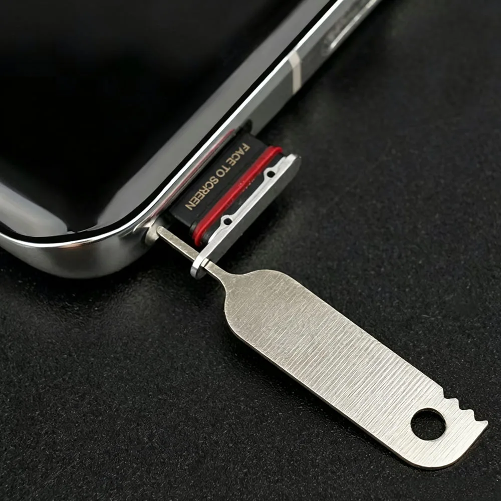 100Pcs Metal Eject Sim Card Tray Open Pin Needle Key Tools for Express Delivery Universal Phone for iPhone All Mobile Phone
