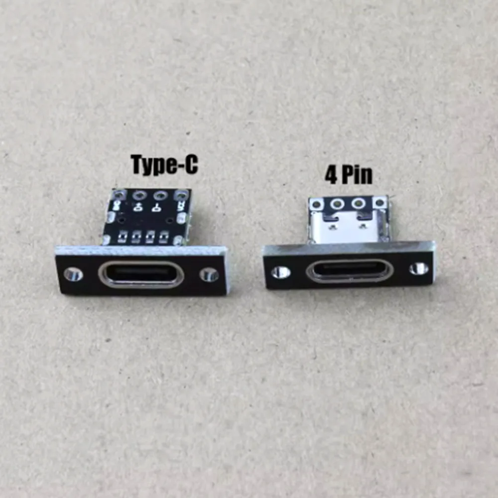 1Pce USB 3.1 Type C Female Double-sided Positive Negative Plug-in Test Board With PCB Board Type-c Connector Data Charging Port