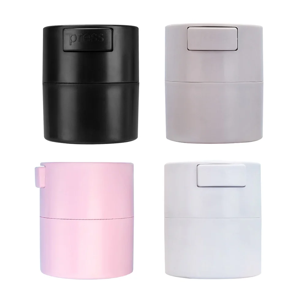 

Eyelash Glue Jar, Eyelash Extension Container Sealed Storage Tank Makeup Case for Grafting Eyelash Supplies ( Black )