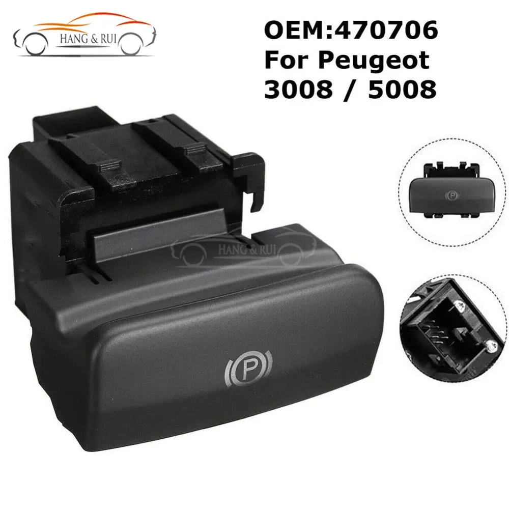 New Parking Brake Switch Electronic Handbrake Switch 7 Pin For Peugeot 3008 5008 Citroen C4 II Picasso & Grand DS4 470706 470703 - view 4