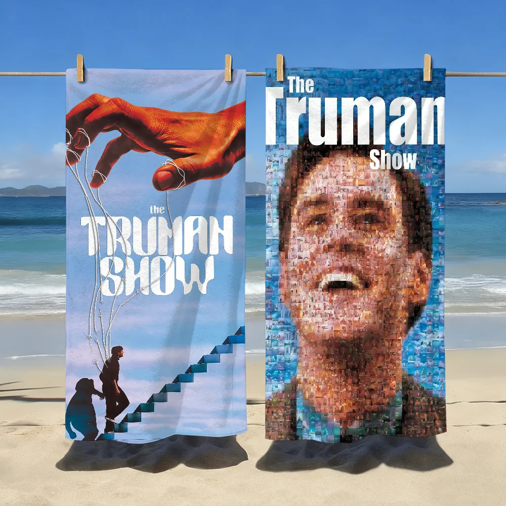 Classic Movie the T-Truman Show Towel Sports Quick Dry Travel Camping Gear Sandproof Soft Light Large Beach Towel