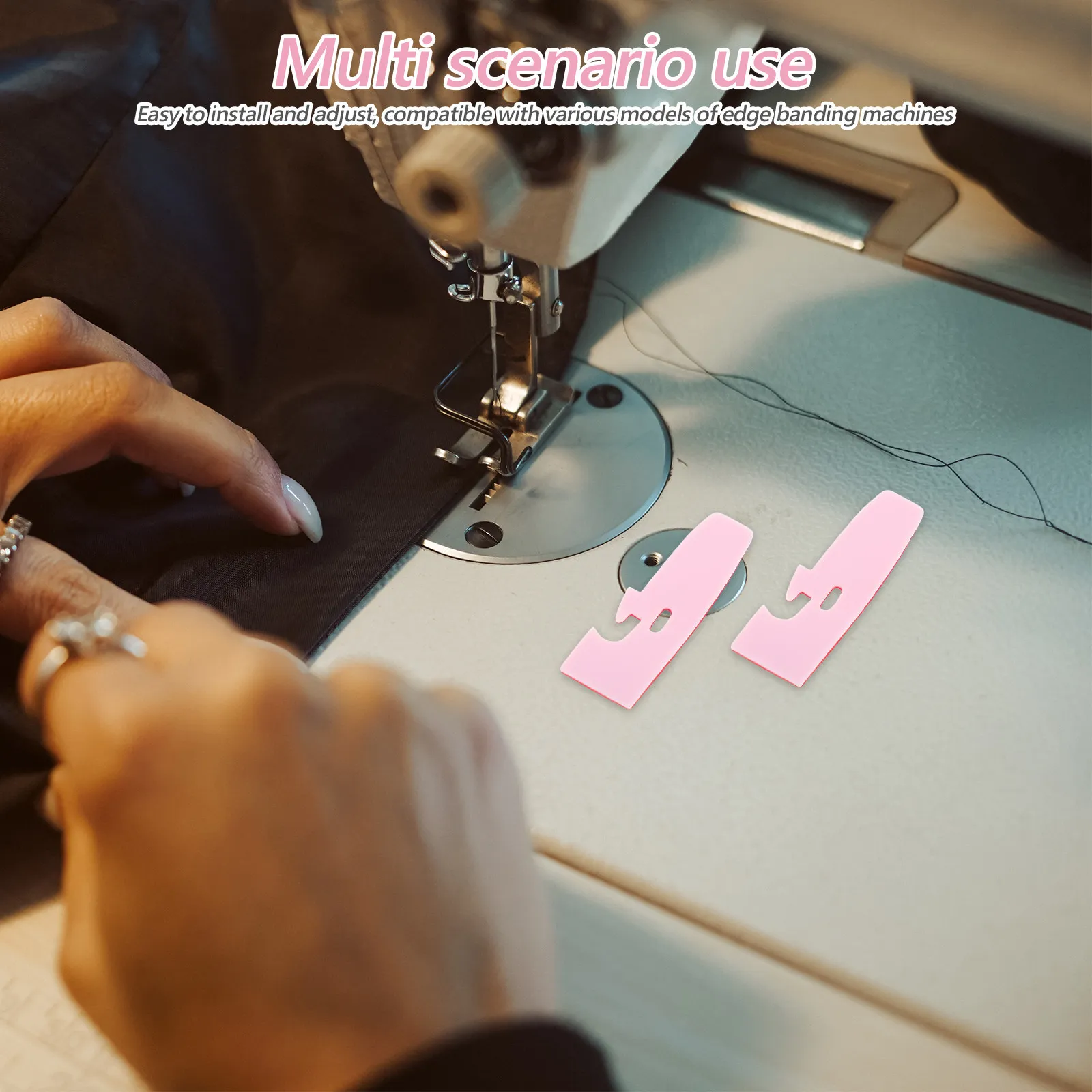 

10Pcs Universal Plastic Serger Presser Foot Pad Overlock Machine Sewing Accessory Smooth Coated Base Heavy-Duty Edge Protection