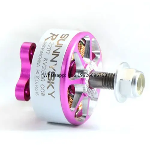

1 пара бесщеточных двигателей Sunnysky E-R2207 2580KV CW/CCW 3-4S для RC Robot FPV Racing производитель