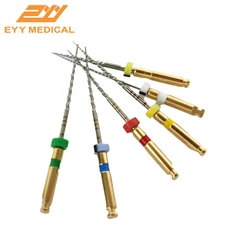 EYY Dental Tools Root Canal File Hand Use Stainless Steel Endodontic Instruments Dentist Dentistry Lab Equipment 6pcs/Box