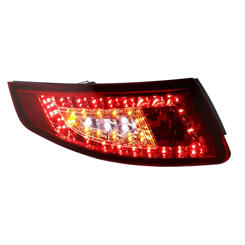 2005-2009 Porsche 911 997 LED Tail Lights Brake Turn Signals 997.1 Reverse Tail Lights New Condition Red Lens 12V Voltage