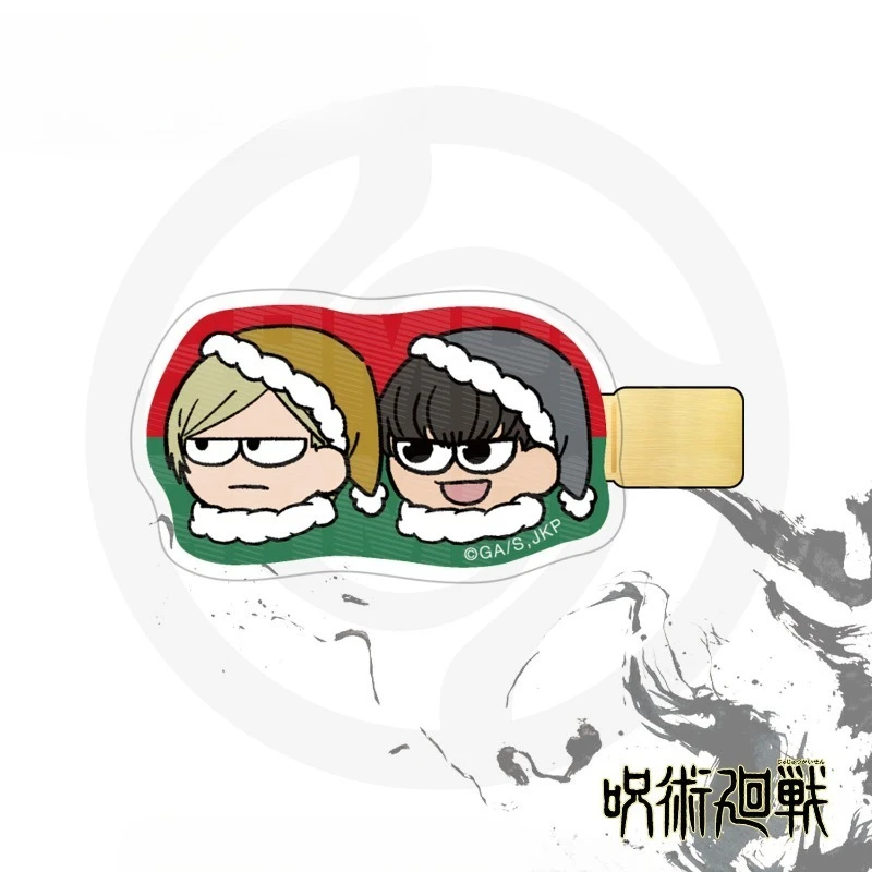 Nouveau Jujutsu Kaisen Gojo Satoru Nanami Kento Geto Suguru personnalité créative dessin animé Q Version épingle à cheveux latérale cadeau de grande valeur.