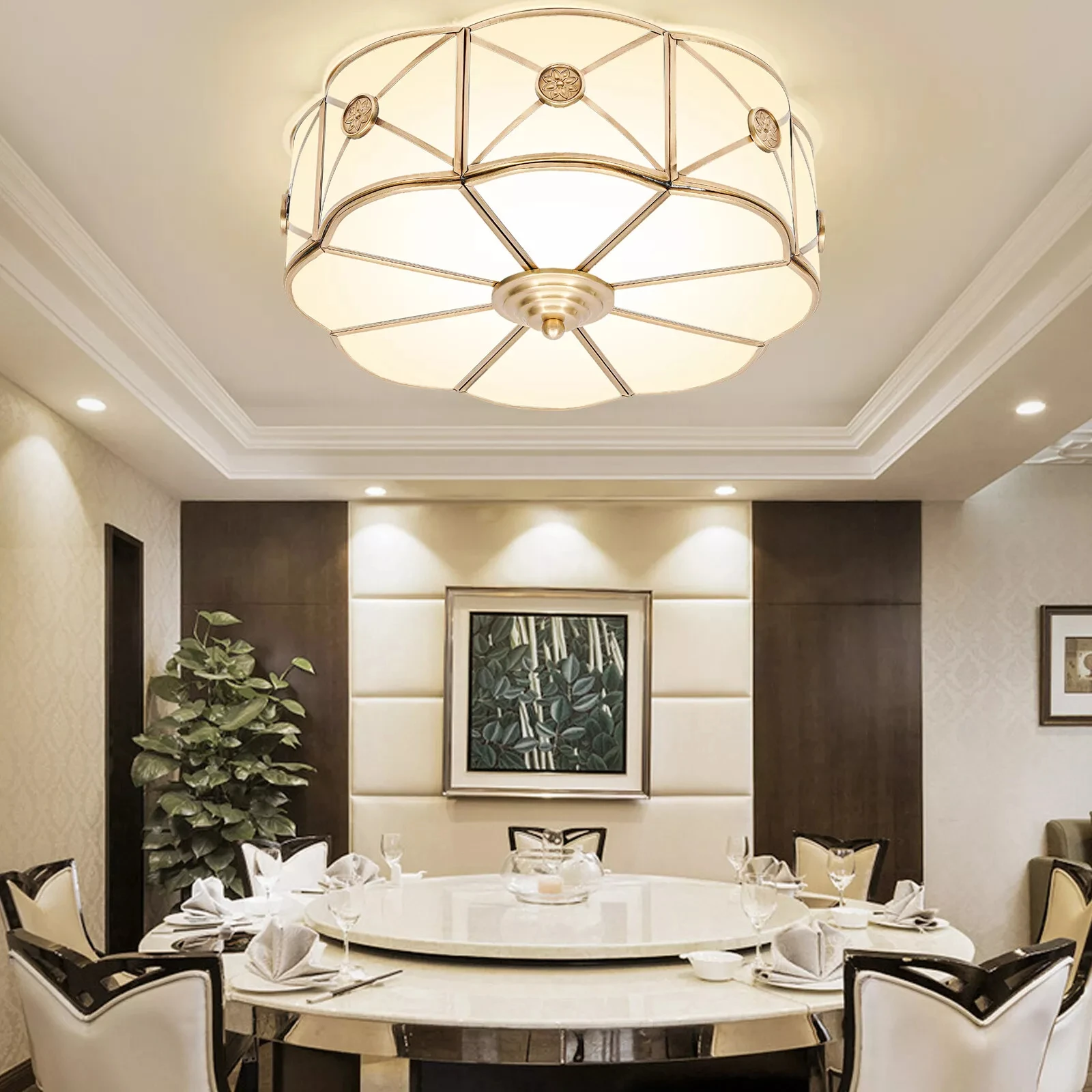 

Modern Flower-Shaped LED Chandelier: Ceiling Pendant Light with Unique Design
