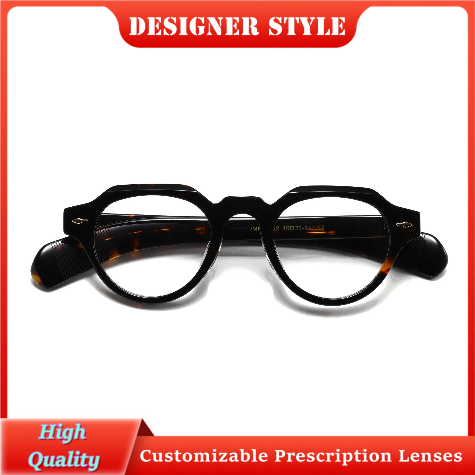 Global Trade Fashion High Quality Jacques JMMKMRX Marie Designer Mage Glasses Frame Men Women Reading Acetate Eyeglasses Frames