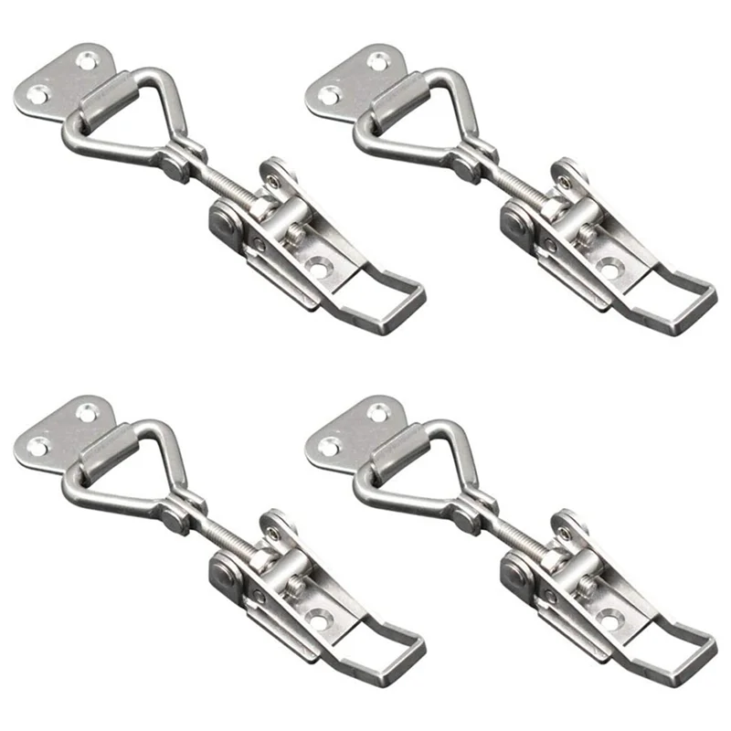 4 Pieces 90 Degree Right Angle Adjustable Buckle Vertical Quick Clamp Box Buckle Latch Clamp Right Angle Buckle Latch