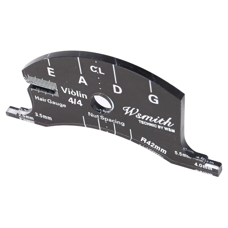 4/4 Violin String Lifter Change Violin Bridge Tools Violin Bridges Template Violin Accessories,Dark-A23R