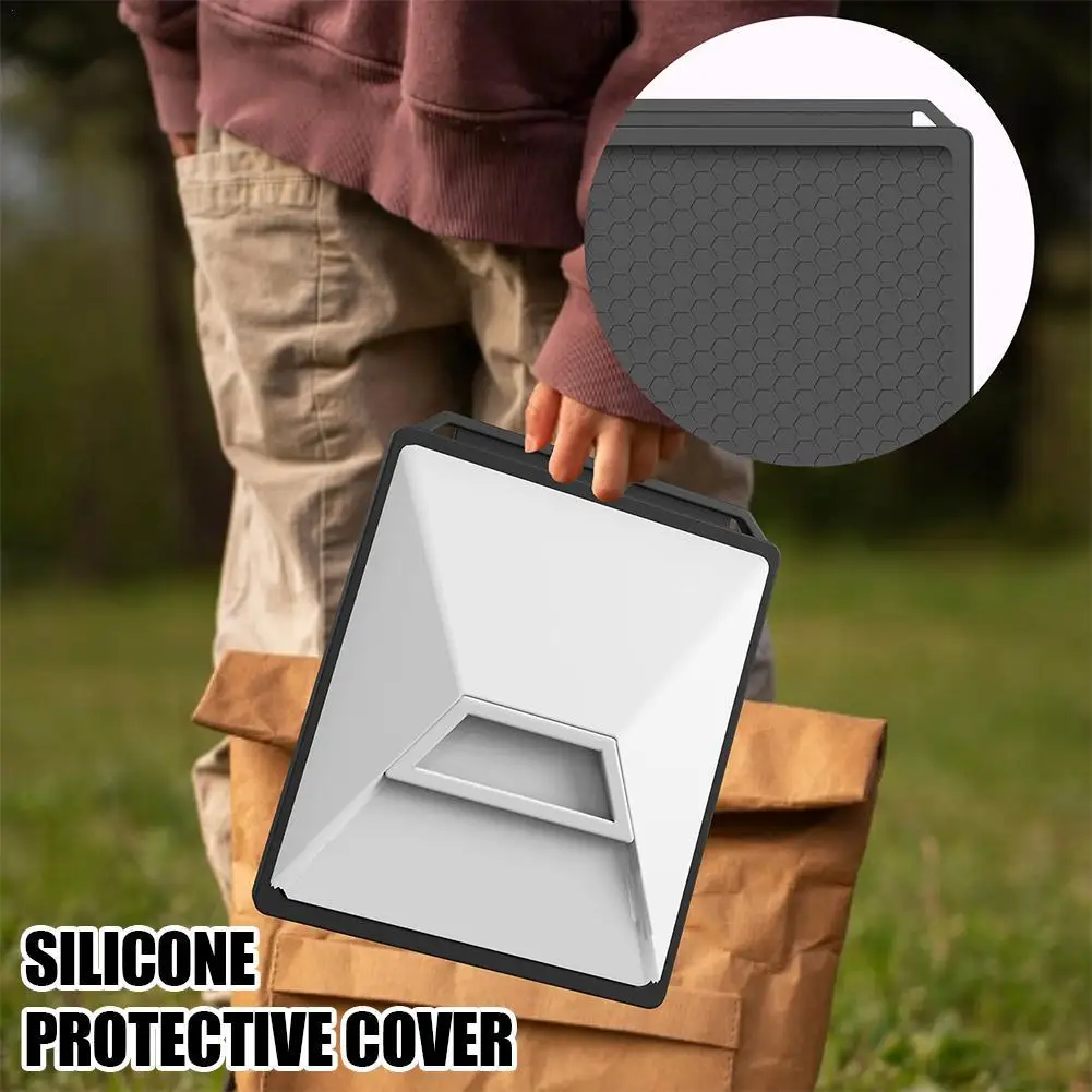 Adecuado para Starlink Mini funda protectora de silicona funda protectora portátil y suave anticaída y antiarañazos