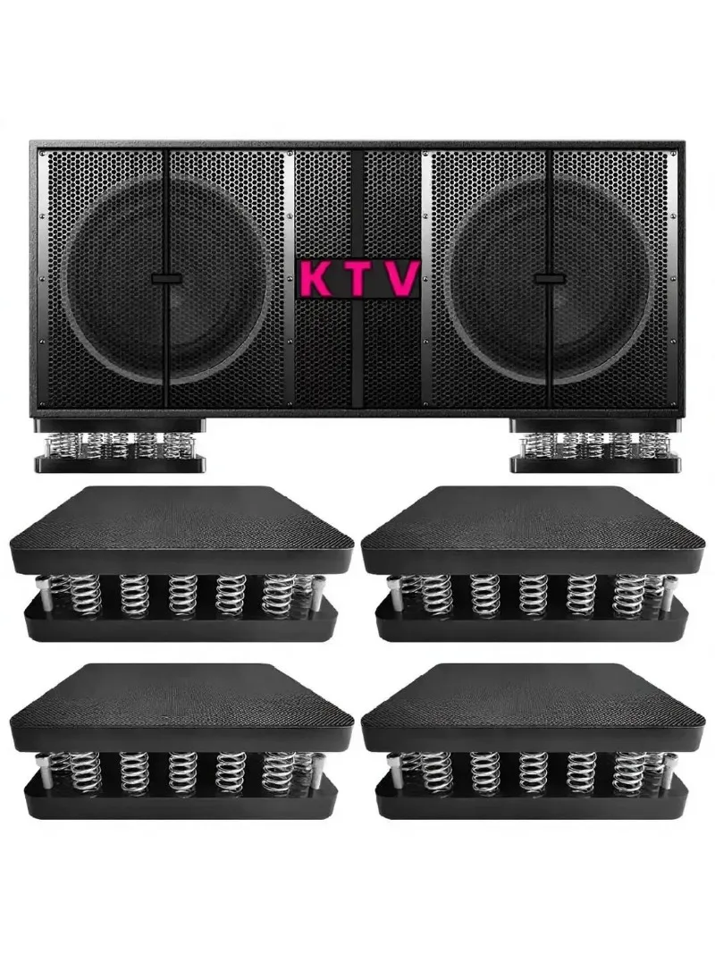 Adjustable Shock Absorber Pad for Speaker Subwoofer Anti-Resonance Ground Sound Insulation Base for Enhanced Audio Experience