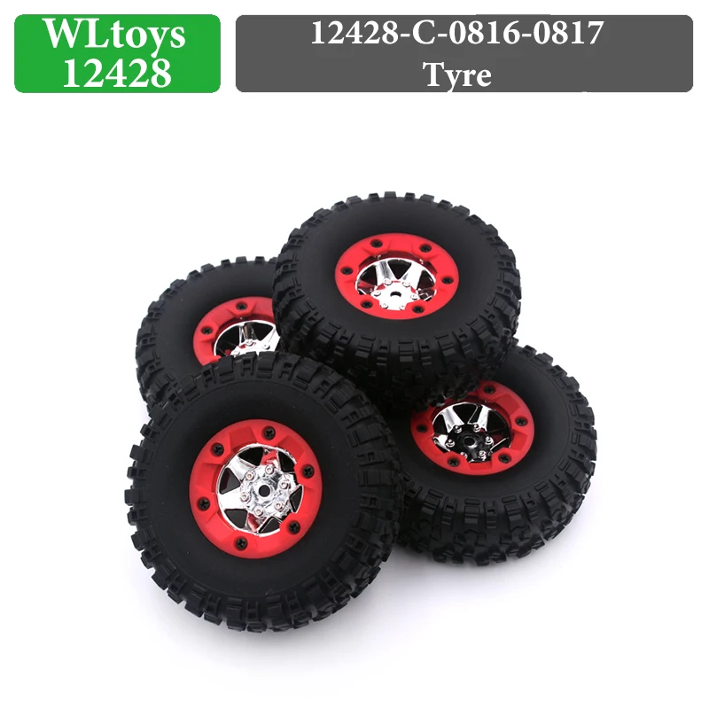 12423 12427 12428 RC Car Original Parts Chassis Swing Arm, Steering Cup, Shock Absorber, Tie Rod, Car Shell, Tire, Motor Base