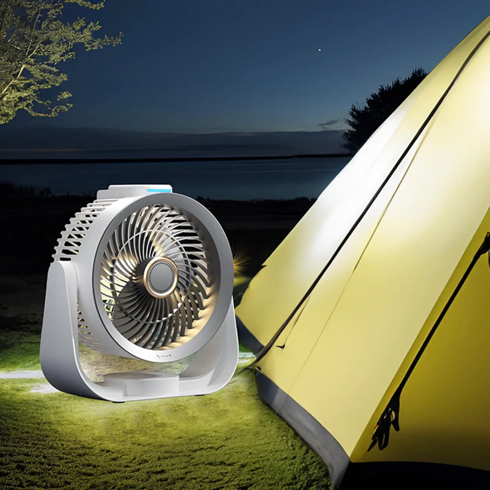 Table Fan Mini Fan Silent Personal Fan Cooling Fan for Bedroom Indoor Home