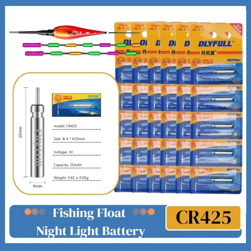

CR425 Electronic Luminous Fishing Floats Waterproof Glow-in-the-Dark Buoy for Night Fishing Suitable for Carp And Catfish