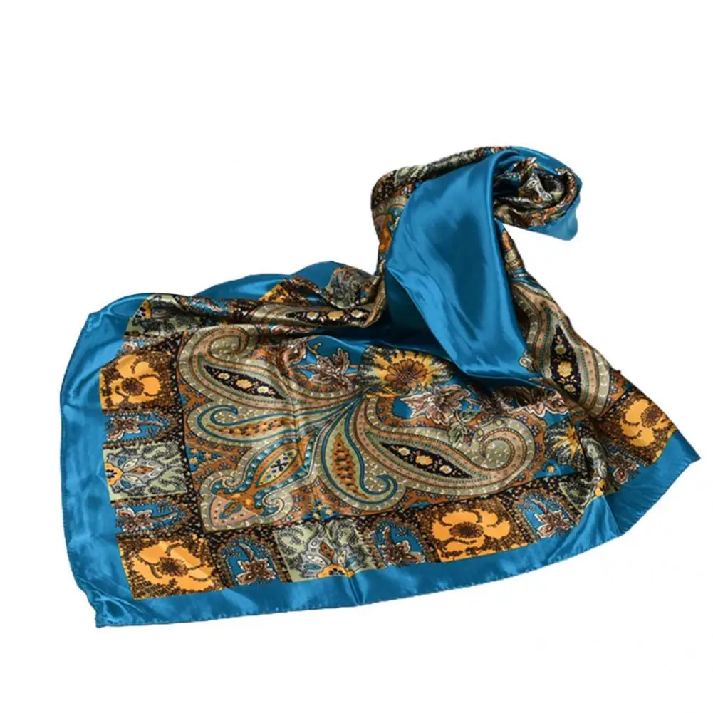 Écharpe de protection solaire rétro pour femme, foulard pratique de la présidence, mode