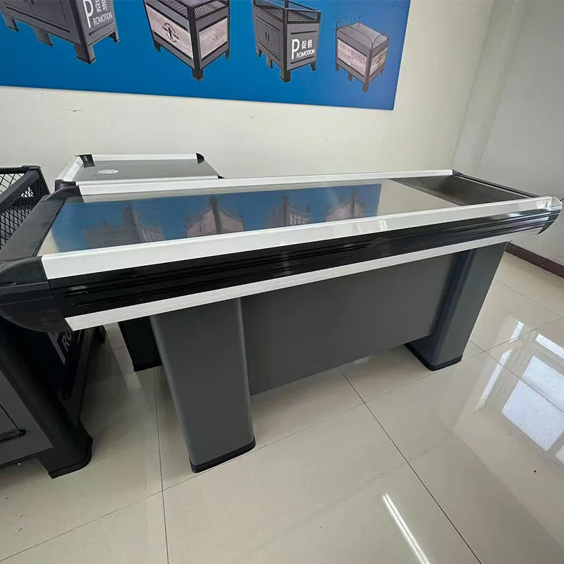 

Convenience Store Cash Table Furniture Dimension Design Grocery Cashier Checkout Counter for Shop Checkout Counter