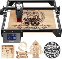 LONGER Laser Engraver Ray5 5W Higher Accuracy DIY Laser Engraving Machine with 3.5\