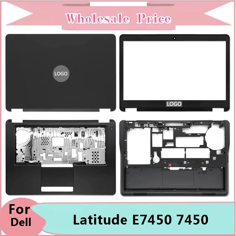 lcd tampa traseira para laptop dell moldura frontal base inferior para dell latitude e7450 7450 novo 01