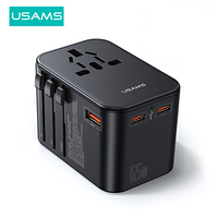 USAMS T62 65W Travel Charger Universal USB C Fast Charge Power Adapter with EU AU US UK Plug Wall Quick Charger for Mobile Phone