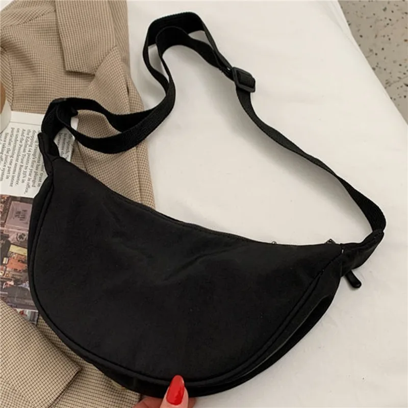 Fashion Nylon Casual Hobos Chest Bag Underarm Bag Crossbody Bag Women Students lightweight Shoulder Bag New dumpling bag