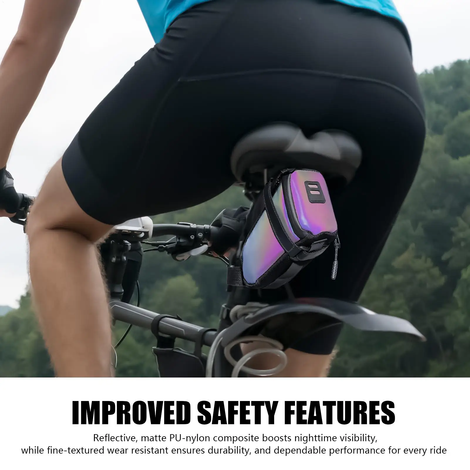 

Сумка для хранения велосипеда, сумка на танкетке для велосипедного сиденья, водонепроницаемая портативная сумка для хранения езды, велосипедные аксессуары для фитнеса, велосипедистов, дорог