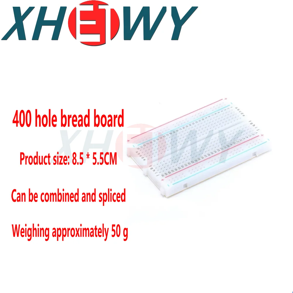 400 hole high-quality bread board/mini bread board/spliceable solderless bread board solderless test circuit board