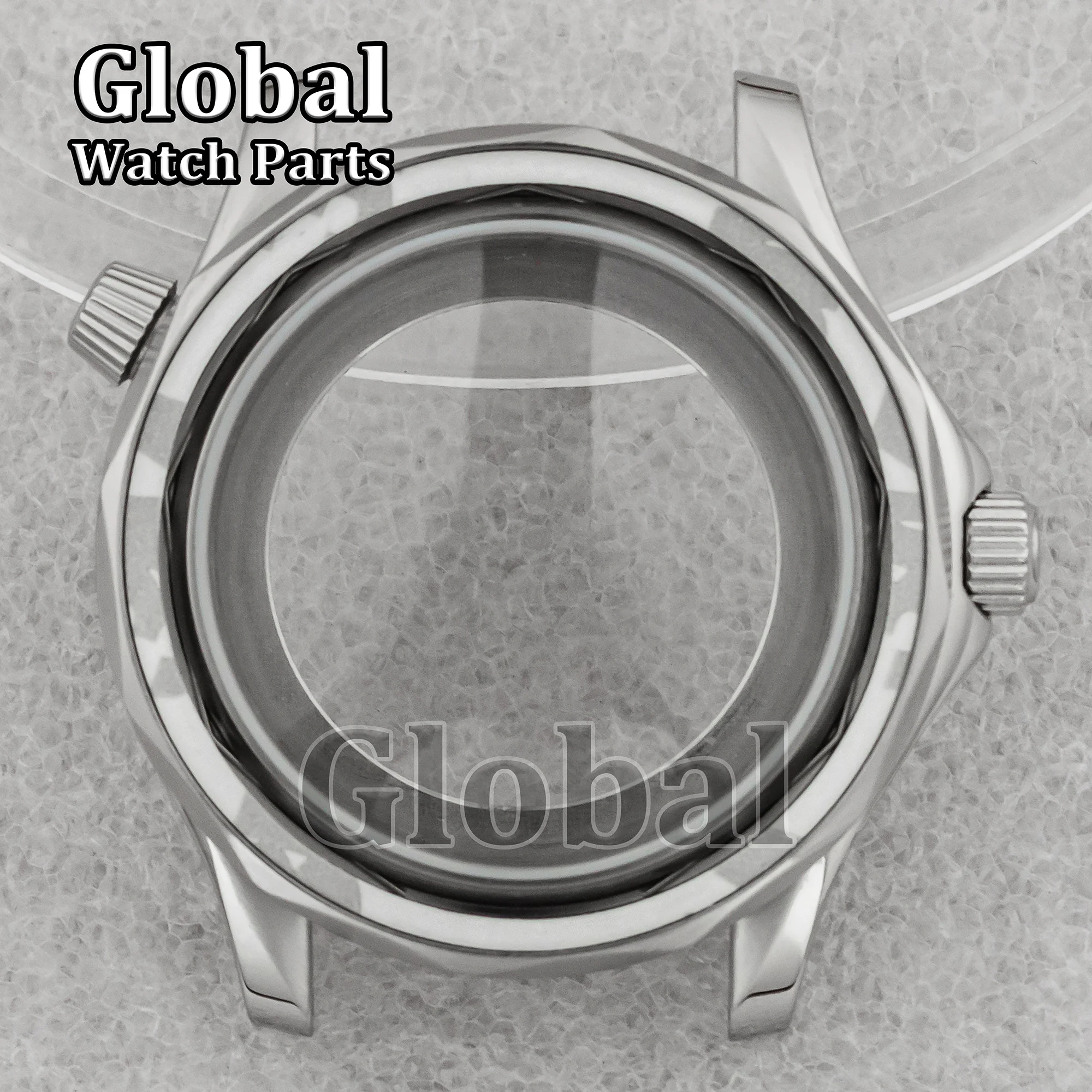 

NH35 41mm Stainless Steel Watch Case for Seamaster 300 Modification Parts 10ATM Waterproof Case fit NH35/36 Mechanical Movement