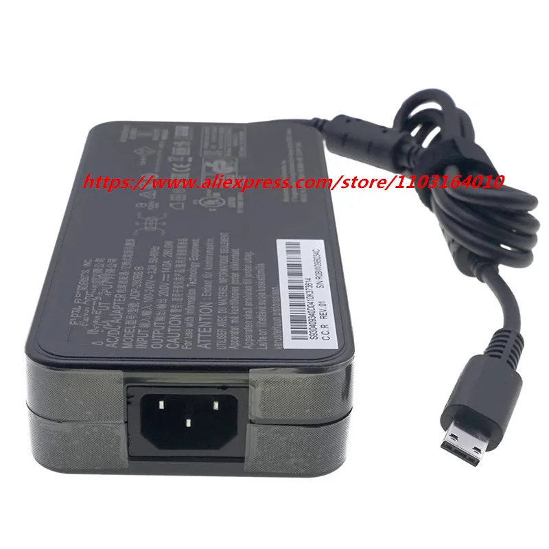 

Оригинальное зарядное устройство переменного и постоянного тока 20 В, 14 А, 280 Вт ADP-280BB B для источника питания MSI GE66 GE76 GP76 GP66, специальный наконечник USB