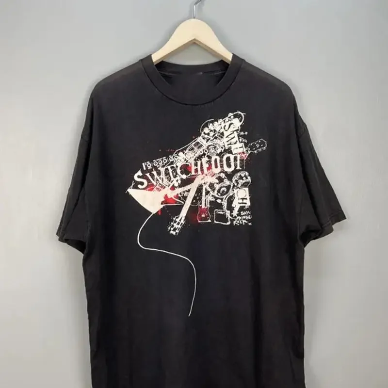 Vtg Switchfoot Band Promo T Shirt Black All Size S 5XL