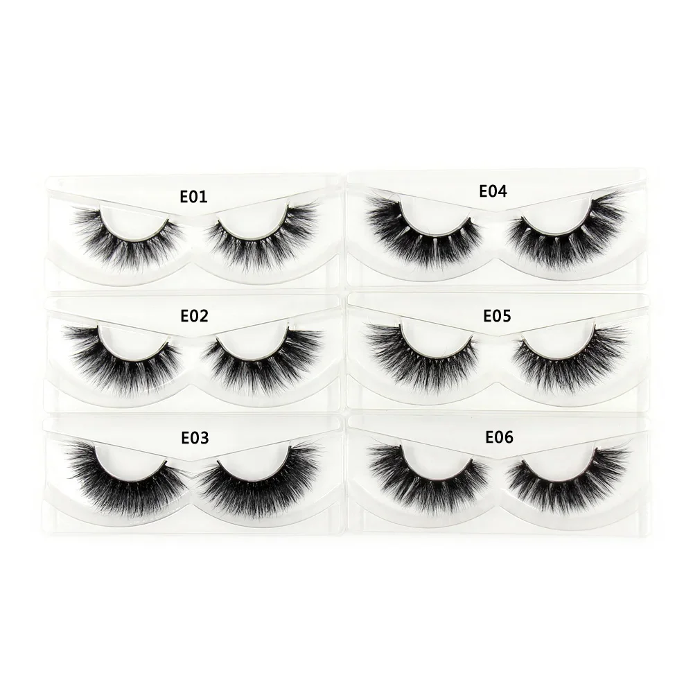 AMAOLASH 100 Pairs/Lot Eyelashes 3D Mink Lashes Natural Long Lasting Mink Eyelashes High Volume Fluffy Dramatic Eyelashes Makeup